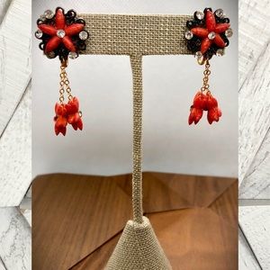 Vintage Shell Screw Back Earring